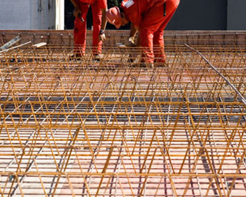 Plate reinforcement binding